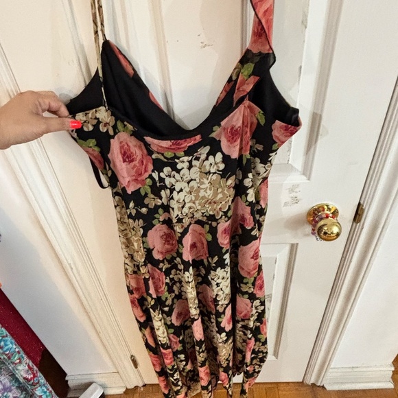 American Vintage Black  Floral Maxi Dress so pretty y2k - Picture 8 of 9